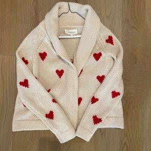 The Great cozy cardigan with hearts